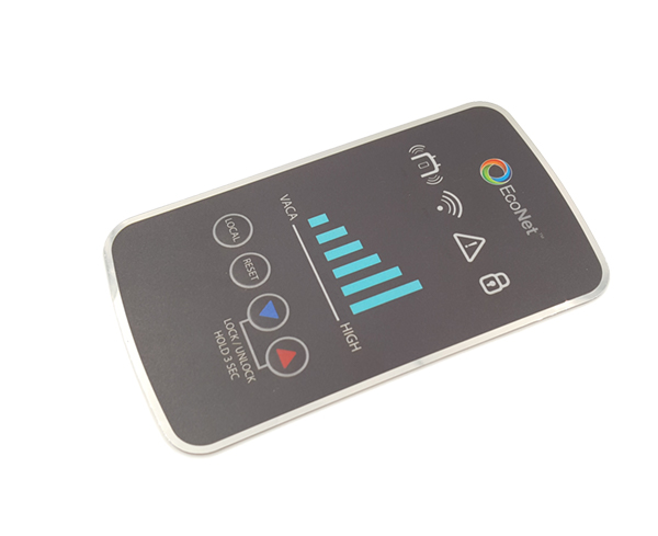 The panel layer adopts screen printing or screen printing technology, with exquisite patterns, according to customer requirements. The panel layer is generally printed on the colorless transparent film consumables such as PET, PC and so on. It has the function of logo and key. It has the characteristics of high transparency, high ink adhesion, high elasticity, high toughness and so on. Key convex type is optional, customized according to customer requirements, welcome customers to consult.